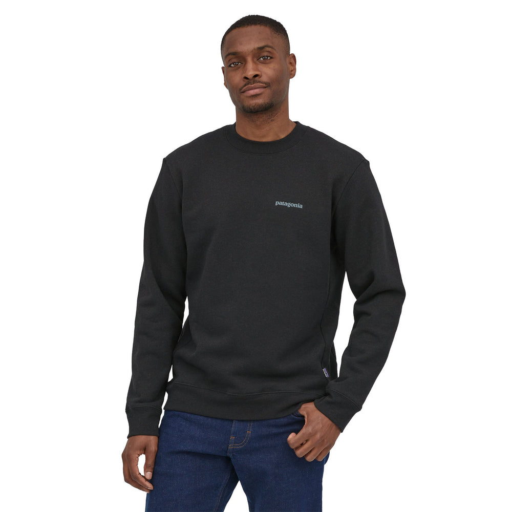 Fitz Roy Icon Uprisal Crew Sweatshirt - Ink Black - Blogside