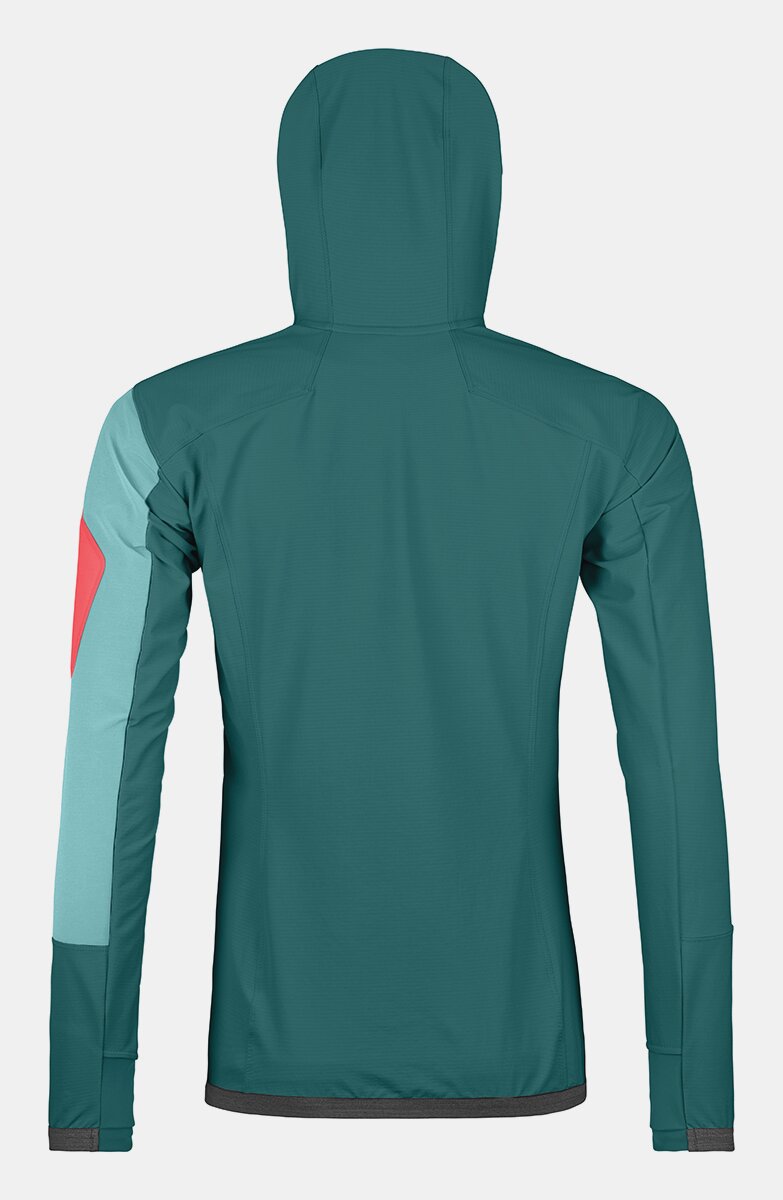 Berrino Hooded Jacket W - Pacific Green - Blogside