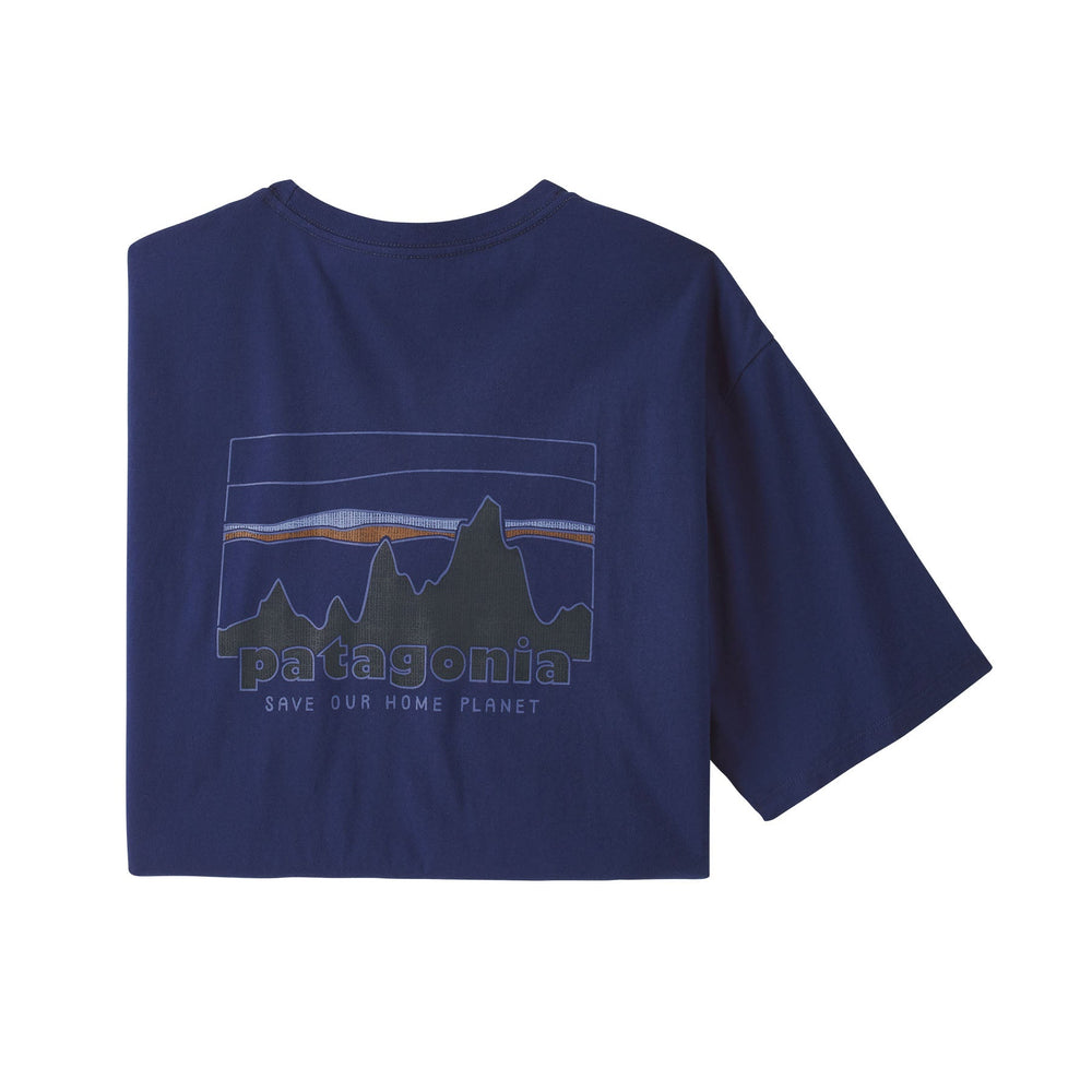 M's '73 Skyline Organic T-Shirt - Sound Blue - Blogside