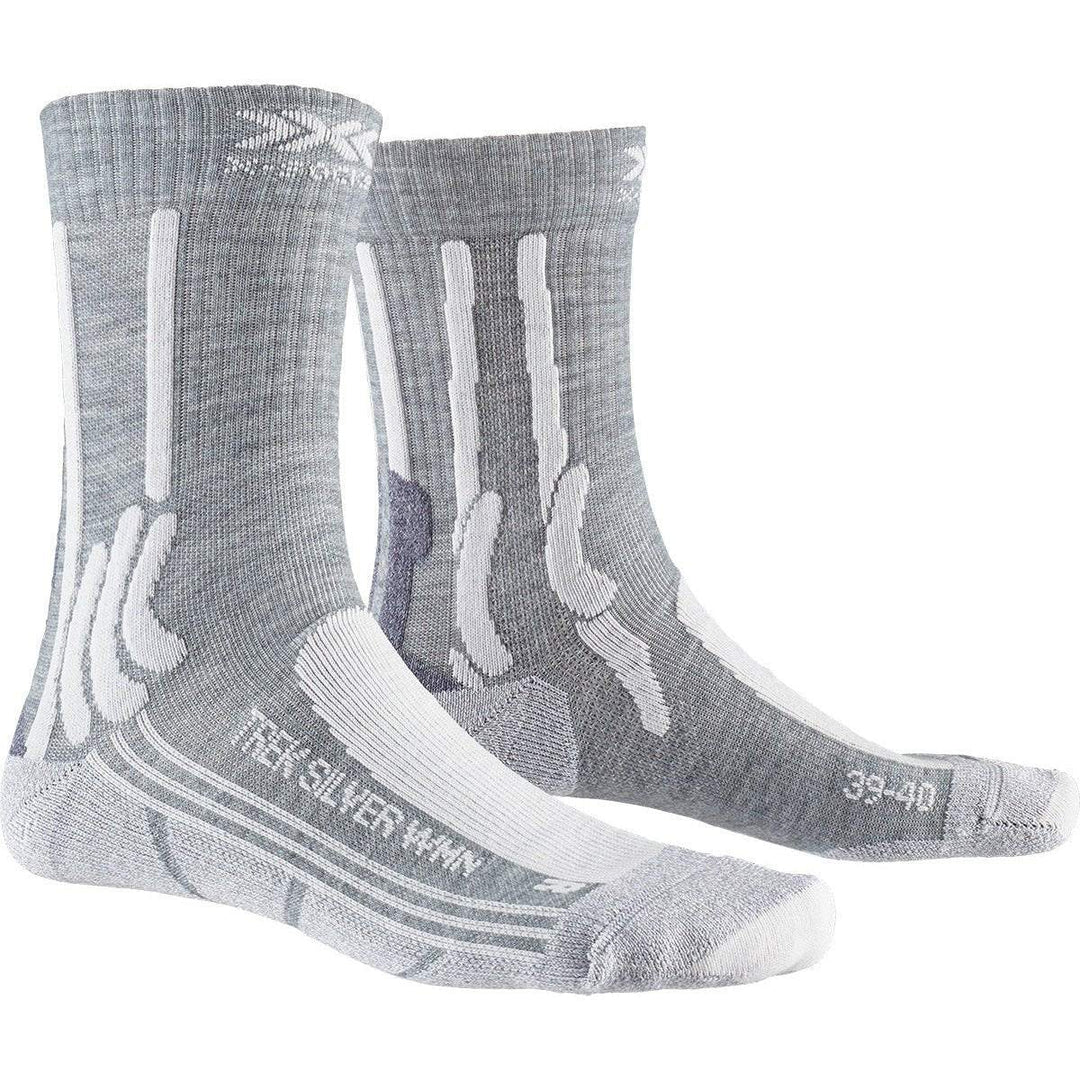 Trek Silver 4.0 W Socks - Dolomite Grey/Pearl Grey - Blogside